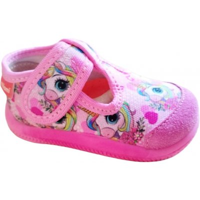 Dívčí bačkory Milami 226 DX 27 Pink Unicorn Růžová