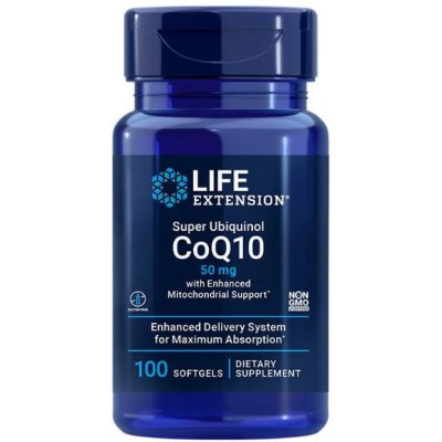 Super Ubiquinol CoQ10 50 mg with Enhanced Mitochondrial Support 100 tobolek – Hledejceny.cz