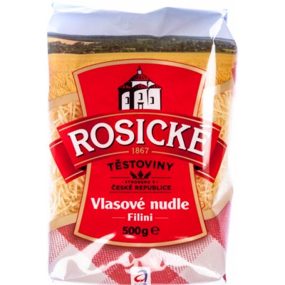 Rosické Těstoviny Filini vlasové nudle 0,5 kg – Zboží Dáma