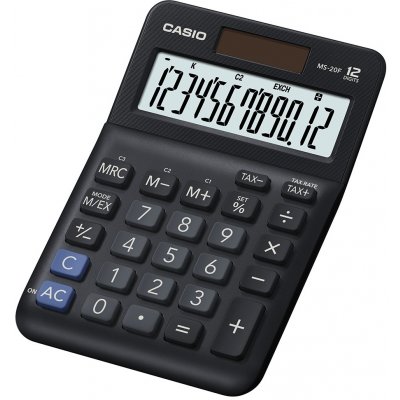Casio Kalkulačka MS 20 F - displej 12 míst – Zboží Mobilmania