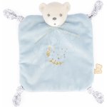 Kaloo plyšový medvěd na mazlení Round Doudou Bear Blue Perle modrý 20 cm z jemného měkkého materiálu