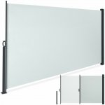 tectake 406588 výsuvná boční markýza s navíjecím mechanismem, neprůhledná - 300 x 160 cm,šedá – Zboží Mobilmania