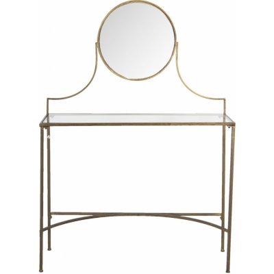 Nicole se zlatou konstrukcí a zrdcadlem - 98*32*139 cm – Zboží Dáma