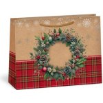 Argus Vánoční dárková taška NATUR - 24,3 x 18,3 cm - 0844-0098 – Hledejceny.cz