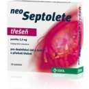 Volně prodejný lék NEOSEPTOLETE TŘEŠEŇ ORM 1,2MG PAS 18