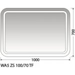 Intedoor WA5 100 x 70 cm WA5 ZS 100/70 TF – Hledejceny.cz