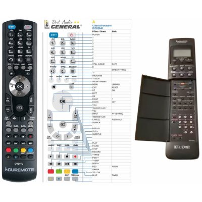 Dálkový ovladač General Panasonic VEQ1254, VEQ1312, VEQ1389, VEQ1430, VEQ1539, VEQ1570 – Zboží Živě