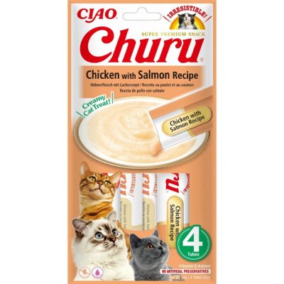 Churu Cat Chicken & Salmon 4 x14 g – Hledejceny.cz