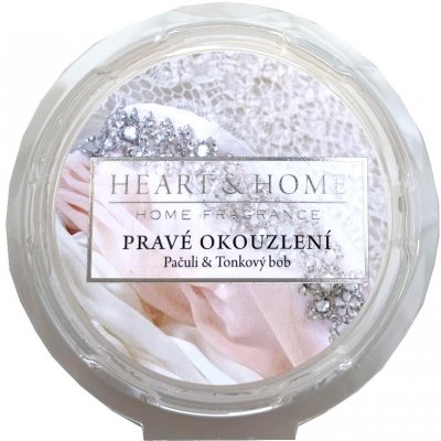 Heart & Home Pravé okouzlení Sojový přírodní vonný vosk 26 g – Zbozi.Blesk.cz