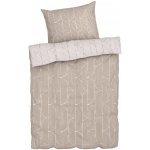 Livarno home povlečení geometrická/béžová 140x200 70x90 – Zboží Dáma