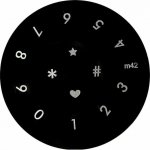 Starnails Razítkovací destička M42 čísla 0-9 – Zboží Dáma