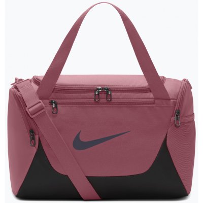 Nike Brasilia Duffel Extra Small 24 l pink smoke/black/gridiron – Zboží Dáma