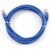 síťový kabel Gembird PP12-0.5M/B Patch, Cat5e 0,5m, modrý