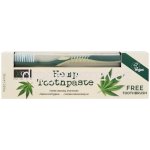 Xoc Hemp Toothpaste konopná 100 ml + zubní kartáček – Hledejceny.cz