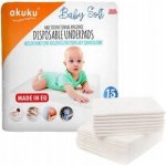 Akuku Jednorázové hygienické podložky Baby Soft 40x60cm 15ks – Zboží Dáma