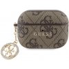 Pouzdro na sluchátka Guess 4G Script PC/PU Charm Pouzdro pro AirPods Pro 2 GUAP2P4E4CDW