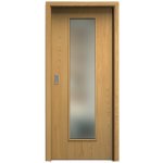 Sapeli Elegant Komfort M55 posuvné dub natur 80 x 210 cm Satináto bílé – Hledejceny.cz