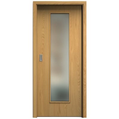 Sapeli Elegant Komfort M55 posuvné dub natur 80 x 210 cm Satináto bílé – Hledejceny.cz