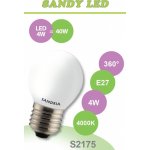 Sandy LED žárovka LED E27 S2175 4W OPAL denní bílá – Hledejceny.cz