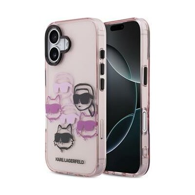 Karl Lagerfeld IML Multi K&CH Heads Zadní Kryt pro iPhone 17 Pink – Hledejceny.cz