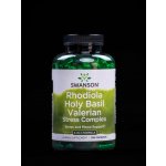 Swanson Rhodiola Holy Basil Valerian Stress Complex 180 kapslí – Hledejceny.cz