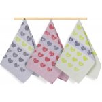 Bellatex Kuchyňská utěrka Srdíčka 50 x 70 cm sada 3 ks – Zboží Mobilmania