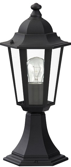 Velence, venkovní lampa, 40 cm 60W, černá