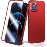 Joyroom 360 Full Case zadní a přední kryt pro iPhone 13 + tvrzené sklo červený JR-BP927 red 6941237161574 – Zboží Živě