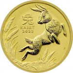 The Perth Mint zlatá mince Lunární Série III Rok Králíka v 1/2 oz – Zboží Mobilmania