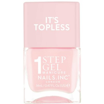 Nails Inc. London It's Topless Gel Nail Polish 14 ml, Sabrina – Zboží Mobilmania