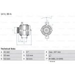 BOSCH generátor 0986048771