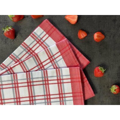 Sleep-well Tradiční káro 50x70 cm červené 3 ks – Hledejceny.cz