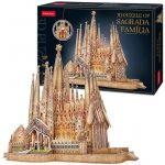CUBICFUN 3D puzzle svítící Sagrada Família 696 ks – Hledejceny.cz