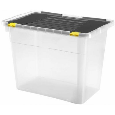 Heidrun BOX ÚLOŽNÝ S VÍKEM 100L, PLAST, 78X38,5X47,5 CM – Sleviste.cz