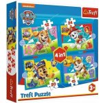 TREFL Tlapková patrola Běžící štěňata 4v1 12,15,20,24 dílků – Zboží Mobilmania