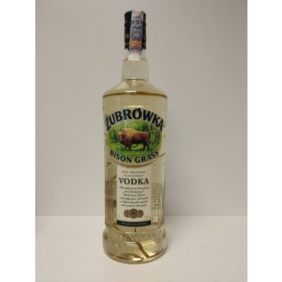 Zubrowka Bison Grass 40% 1 l (holá láhev) – Zboží Dáma