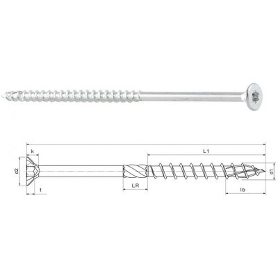 SCH SPEED II vrut pro dřevostavby zápustná hlava TG TORX pozinkovaný Varianta: SPEED II vrut pro dřevostavby zápustná hlava 6x90 TG TX40 pozinkovaný-modrý – Sleviste.cz