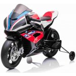 Beneo Elektrická Motorka BMW HP4 RACE 12V bílé Licencované Pomocná kolečka měkká EVA kola 2 x 35W motor Odpružení kovový rám kovová vidlice – Hledejceny.cz