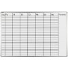 Tabule VMS Vision ekoTAB Plánovací tabule týdenní Stříbrná 100 x 70 cm