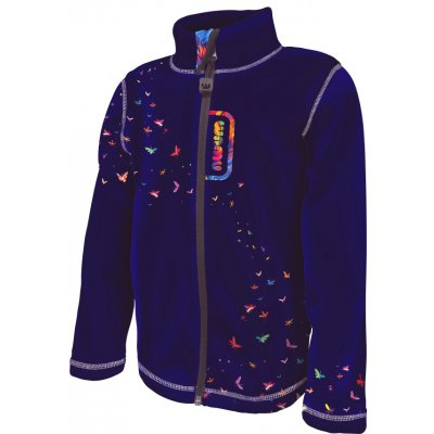 Fleecová mikina dětská DUHOVÁ KOČKA – Zboží Dáma