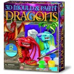 4M Sádrové odlitky - 3D draci – Hledejceny.cz