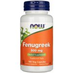 Now Foods Foods Fenugreek Pískavice řecké seno 500 mg 100 rostlinných kapslí – Hledejceny.cz