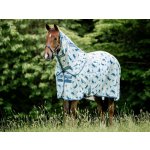 Horseware Deka proti hmyzu Amigo Bug Plus s krkem dragonfly print silver, blue & sage – Zboží Mobilmania