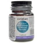 Viridian Nutrition High Five Multivitamin and Mineral Formula 30 kapslí Natural multivitamín pro každý den – Hledejceny.cz