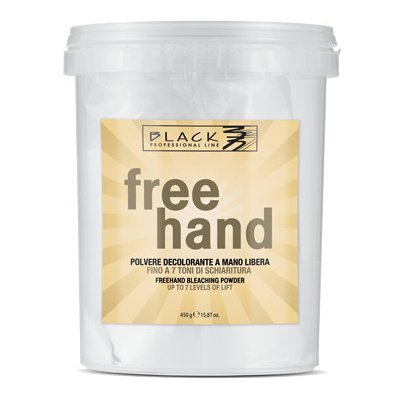 Black Professional melírovací prášek Black Free Hand 450 g
