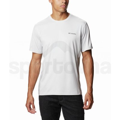 Columbia Zero Ice Cirro-Cool SS Shirt bílá/šedá