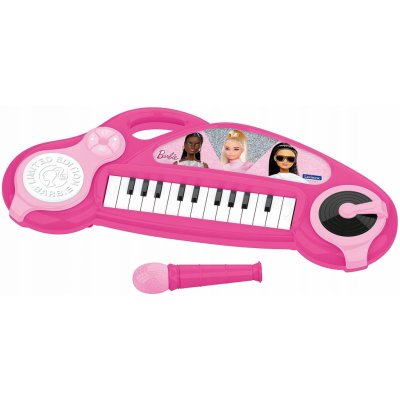 Lexibook K704BB Barbie elektronické piano pro děti světelnými efekty M