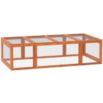 Goleto Dřevěný výběh pro králíky morčata a jiné hlodavce180 x 90 x 48 cm – Sleviste.cz