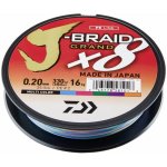 Daiwa Pletená Šňůra J-Braid Grand X8 300m 0,06mm 5,00kg Multi-Color – Sleviste.cz