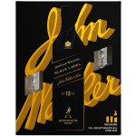Johnnie Walker Black Whisky 40% 0,7 l (dárkové balení 2 sklenice) – Hledejceny.cz